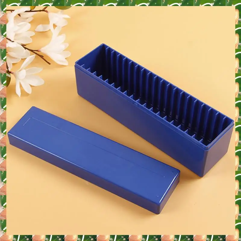 JAJA 2Pcs Identification Box Storage Box Compatible With 20 Slab Coin Holders, For Collectors Coin Storage Blue