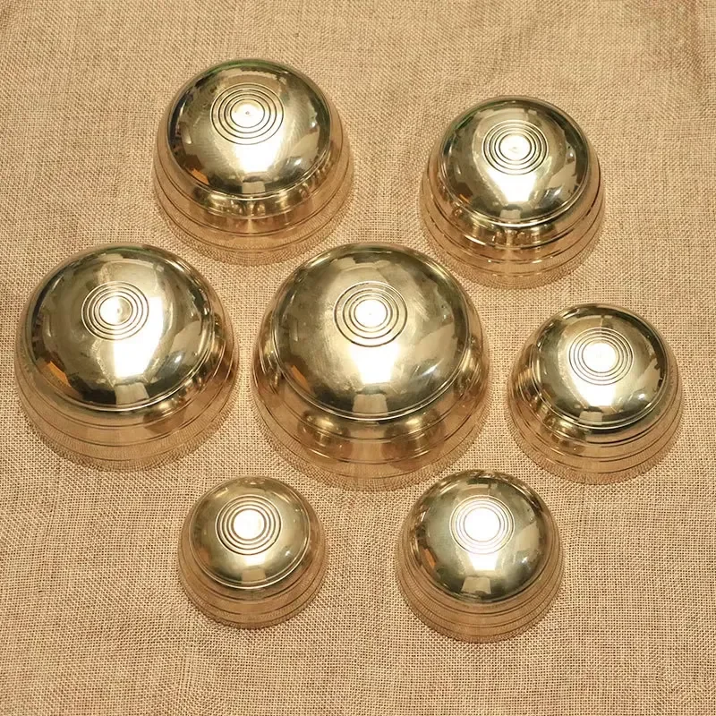 High-quality 7-piece Tibetan turntable metal engraving religious style