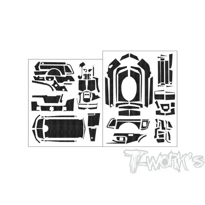 

Original T Works TS-087 Shiny Carbon Fiber Sticker ( For Sanwa MT-R ) Rc Tool