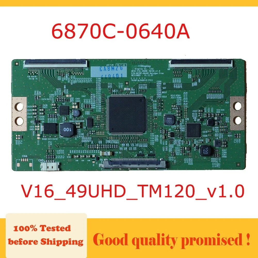 

Карта T CON 6870C-0640A V16_49UHD_TM120_v1.0 Логическая плата TV T Con 6870c 0640a V1649UHDTM120v1.0 Профессиональная тестовая плата