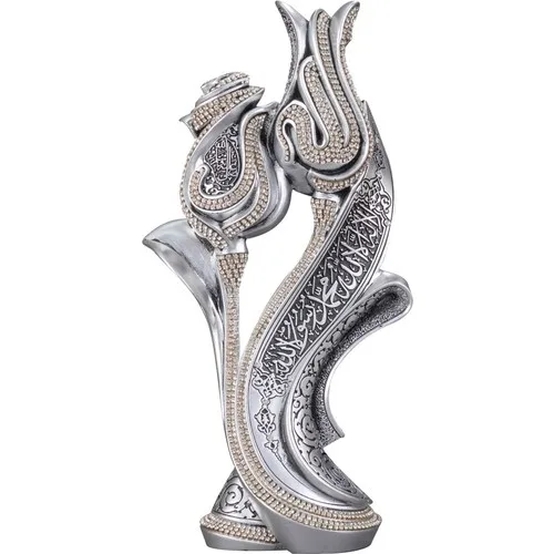 Tulip Rose Boytu Large Size Silver Sculpture EL Arts