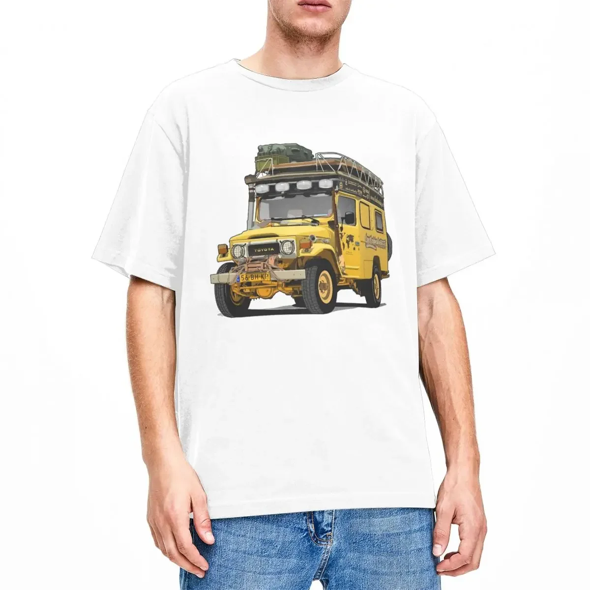 Summer Overland Travel 80 Land Cruiser T Shirt Accessories Men Cotton Fashion LandCruiser Fj80 Tee Shirt Short Sleeve Clothes