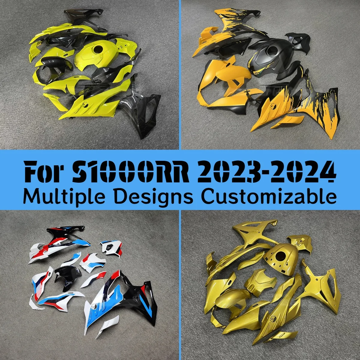 

For BMW S1000RR 2023 2024 Body Works Cover Fairings S 1000RR 23 24 Motorcycle Fairing Kit Injection Molding Fit