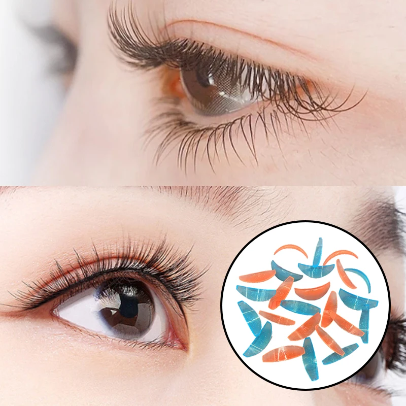 6 paare/schachtel bunte Silikon Dauerwelle falsche Wimpern Pad heben Wimpern Schutz Pads Locken wickler Zubehör Wimpern verlängerung Werkzeug