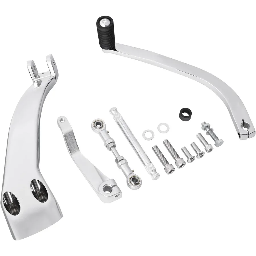 Set laterale per picchetto cambio con controlli centrali in alluminio per Harley Sport Glide Fat Bob FLSB FXFB FXFBS 20182025 Accessori moto con En