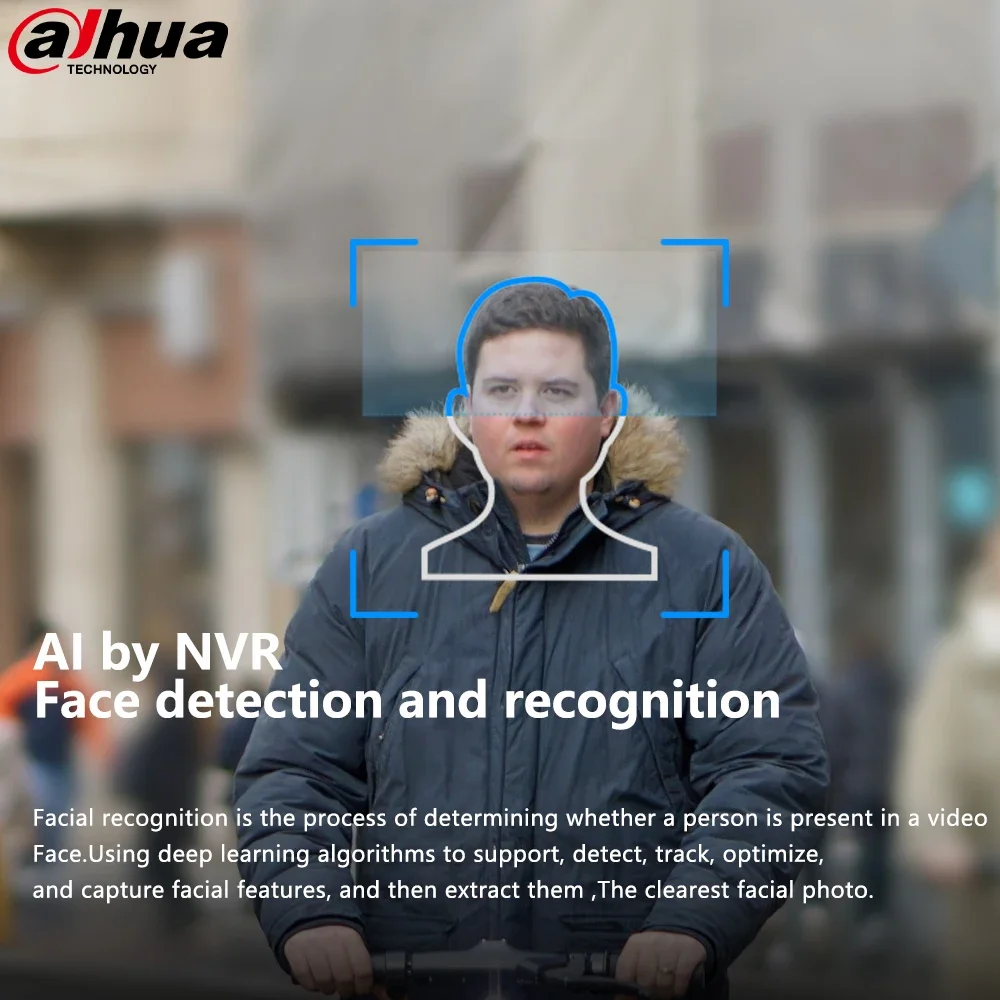 Dahua NVR4104HS-P-EI 4PoE NVR4108HS-8P-EI 4/8CH 8PoE WizSense Network Video Recorder NVR IP Camera System Security Protection