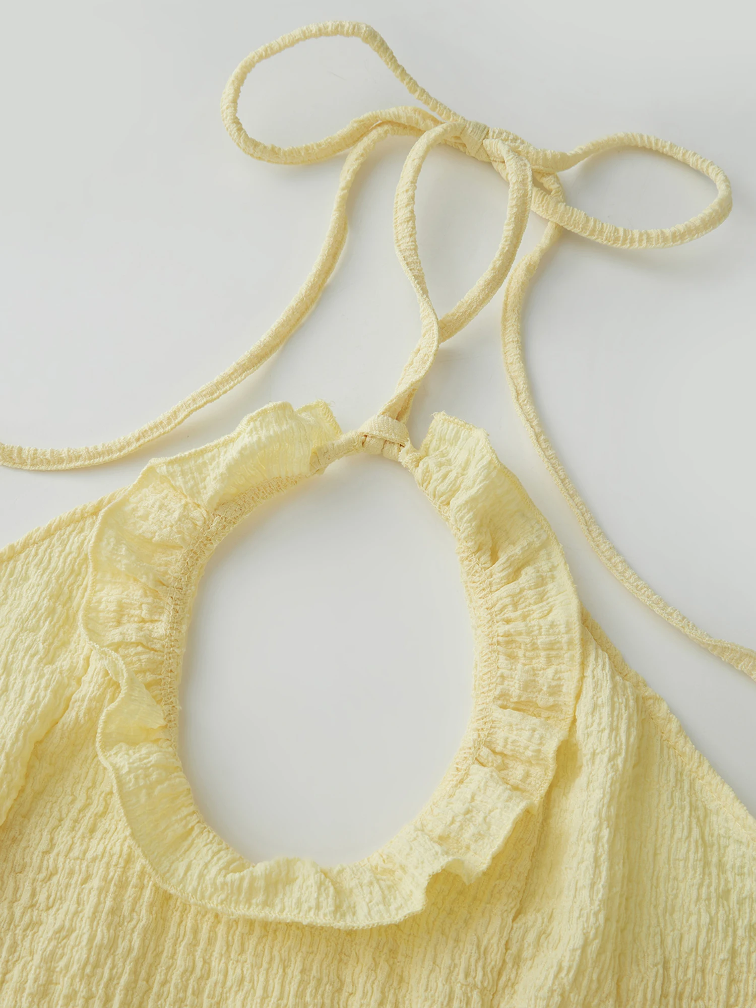 ملابس الصيف النسائية بلون واحد انقطاع الرسن تانك القمم تكدرت تنورة طويلة مجموعة ملابس الحفلات