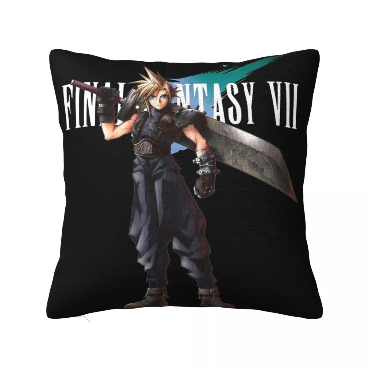 Final Fantasy 7 Character Cloud Strife Pillowcases Printing Cushion Cover Decorations Games Pillow Case Cover Home Multi Size