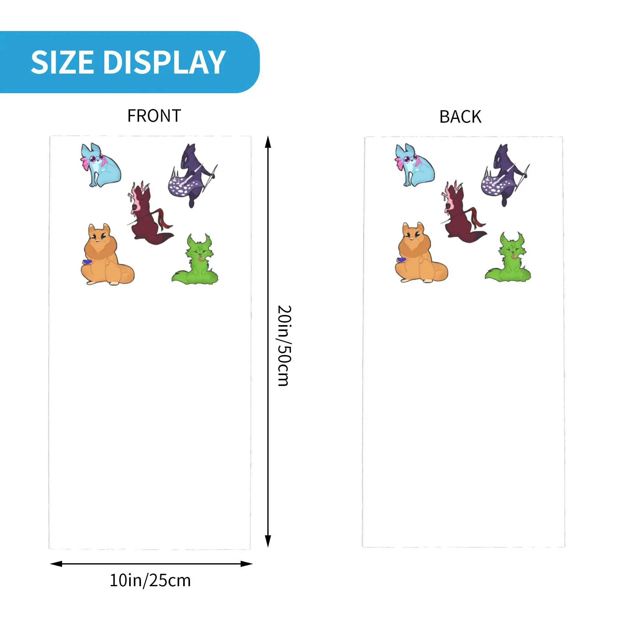 Rain World Downpour Bandana Neck Cover Printed Face Scarf Warm Balaclava Running Unisex Adult All Season