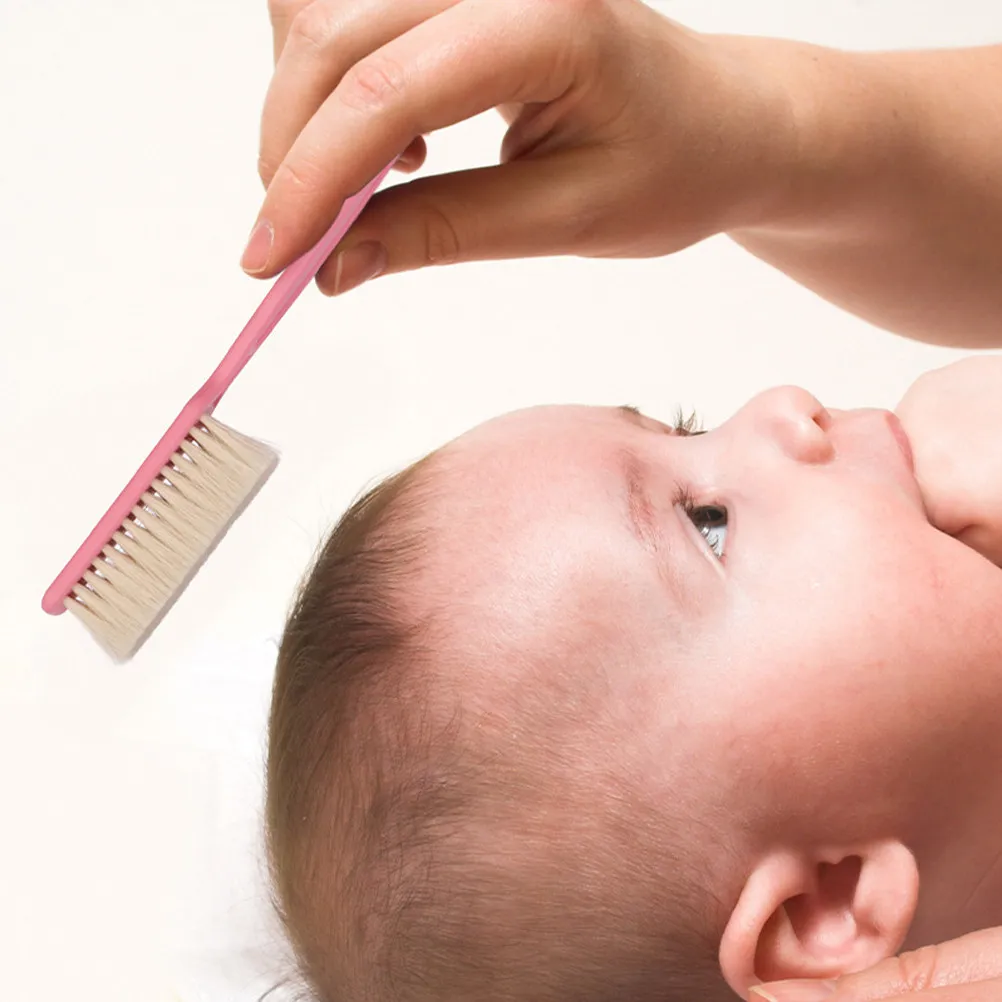 

Baby Bath Brush Gentle Wool Brush Head Portable Soft Washing Scrubber for Delicate Skin Safe Cleaning and Massage