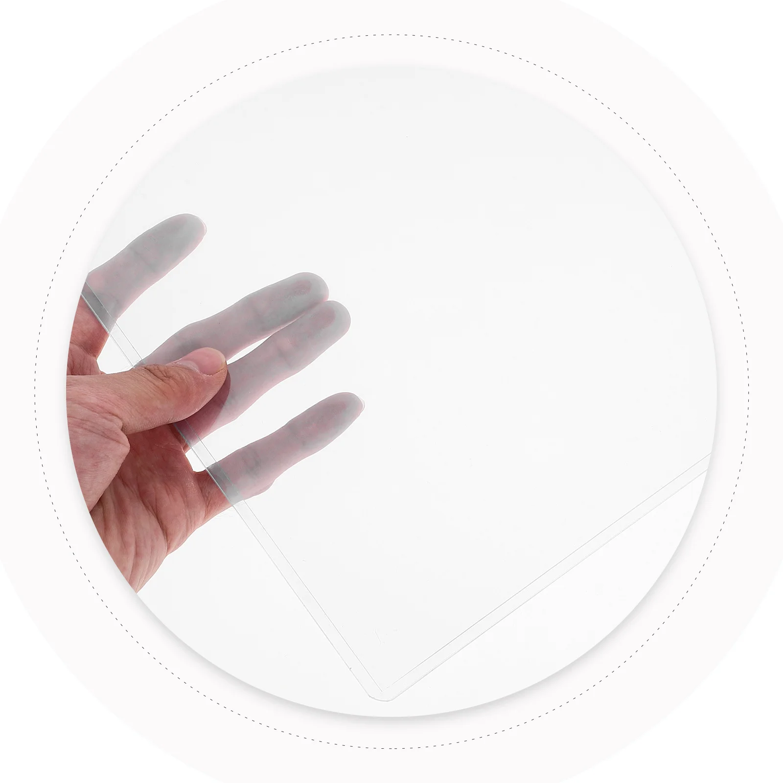 

10Pcs Transparent Document Folders PVC Paper Storage Sleeves for Files and Notes Office School Portable File Holder A4