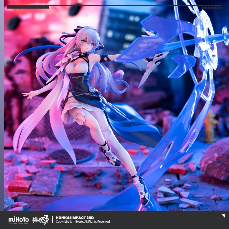 Genuine Honkai: Star Rail Bronya Zaychik 1/7 Gk Secondary Silver Wing Ver 36cm Action Figure Peripheral Desktop Decoration Gifts