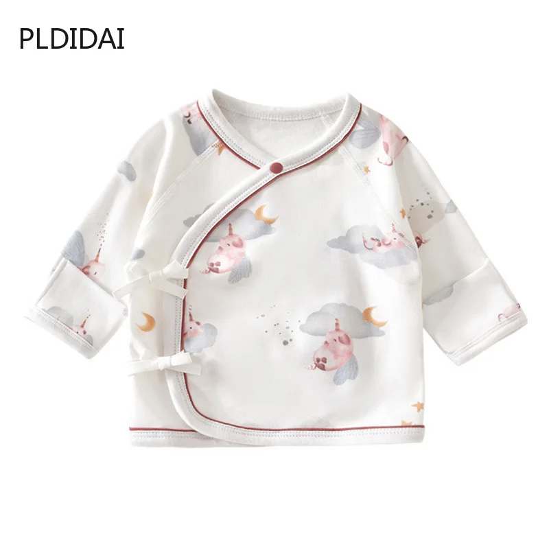 Newborn baby clothes long sleeve spring and autumn half back clothes newborn baby summer jacket monk clothes spring clothes