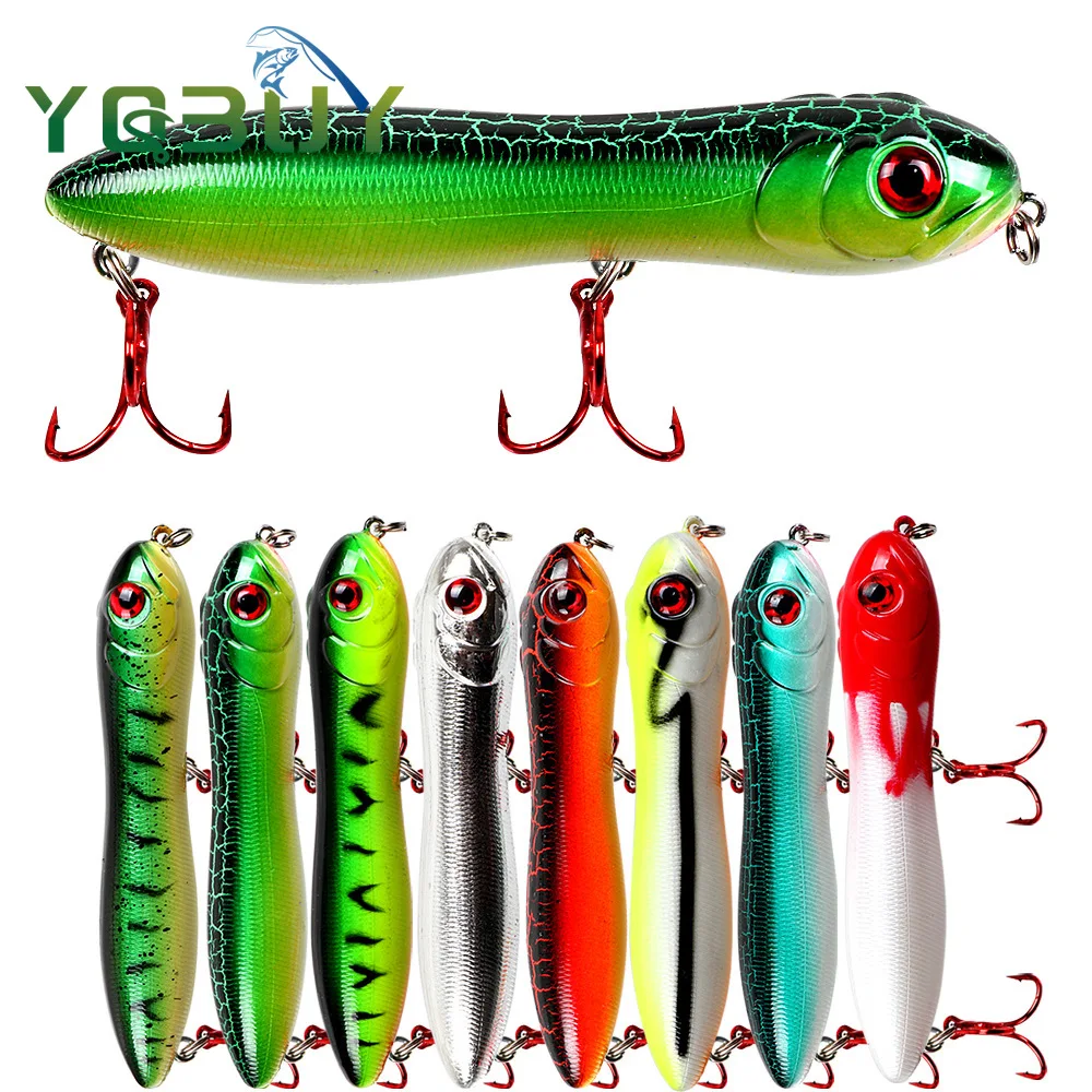 

Fishing Snake Head Z-Shaped Pencil Lure Bait 10cm /15.6g Popper Lure Fishing Bait Outdoor Fishing Gear Bionic Fake Bait