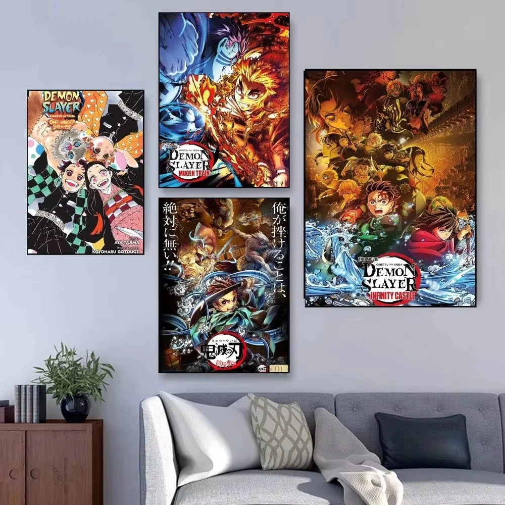 Anime D-Demon S-Slayer Jigsaw Puzzles 500/1000/1200/2000PCS Wall Decor for Living Room Bedroom Perfect Gift No Frame