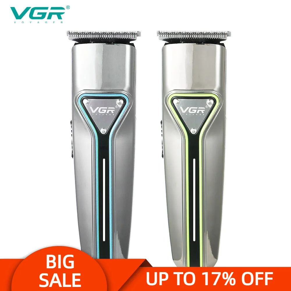 

VGR 008 Hair Clipper Professional Barber Rechargeable Portable Shears Household Trimmer For Men Personal Care Salon USB VGR V008