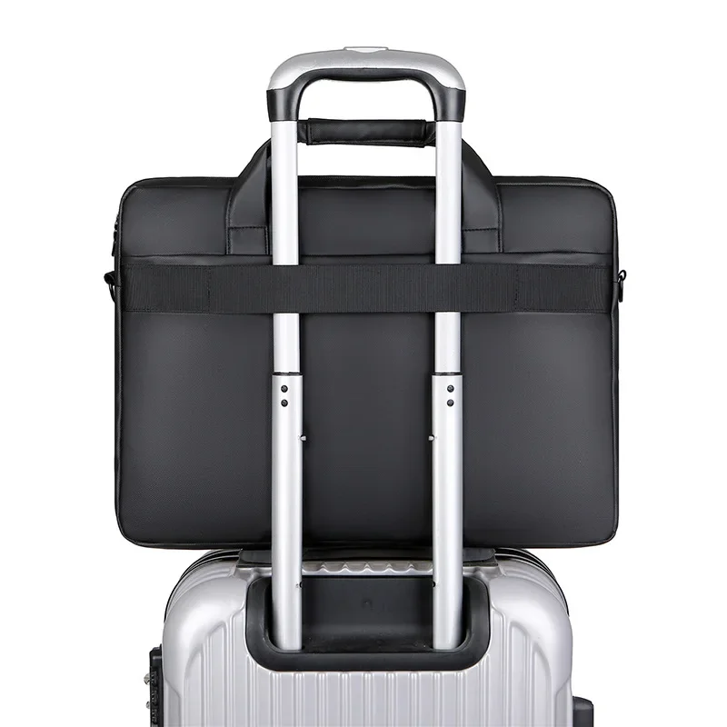 Capa para laptop à prova de choque de 15,6 polegadas para MacBook HP Dell Acer, bolsa crossbody para documentos para macbook air Bolsa para laptop