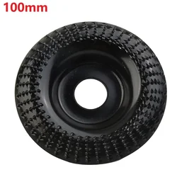 Durabl-e High Quality Wood Shaping Wheel Woodworking Wood Grinding Shaping Disk 4 Inch Black Woodworking 22mm Arbor