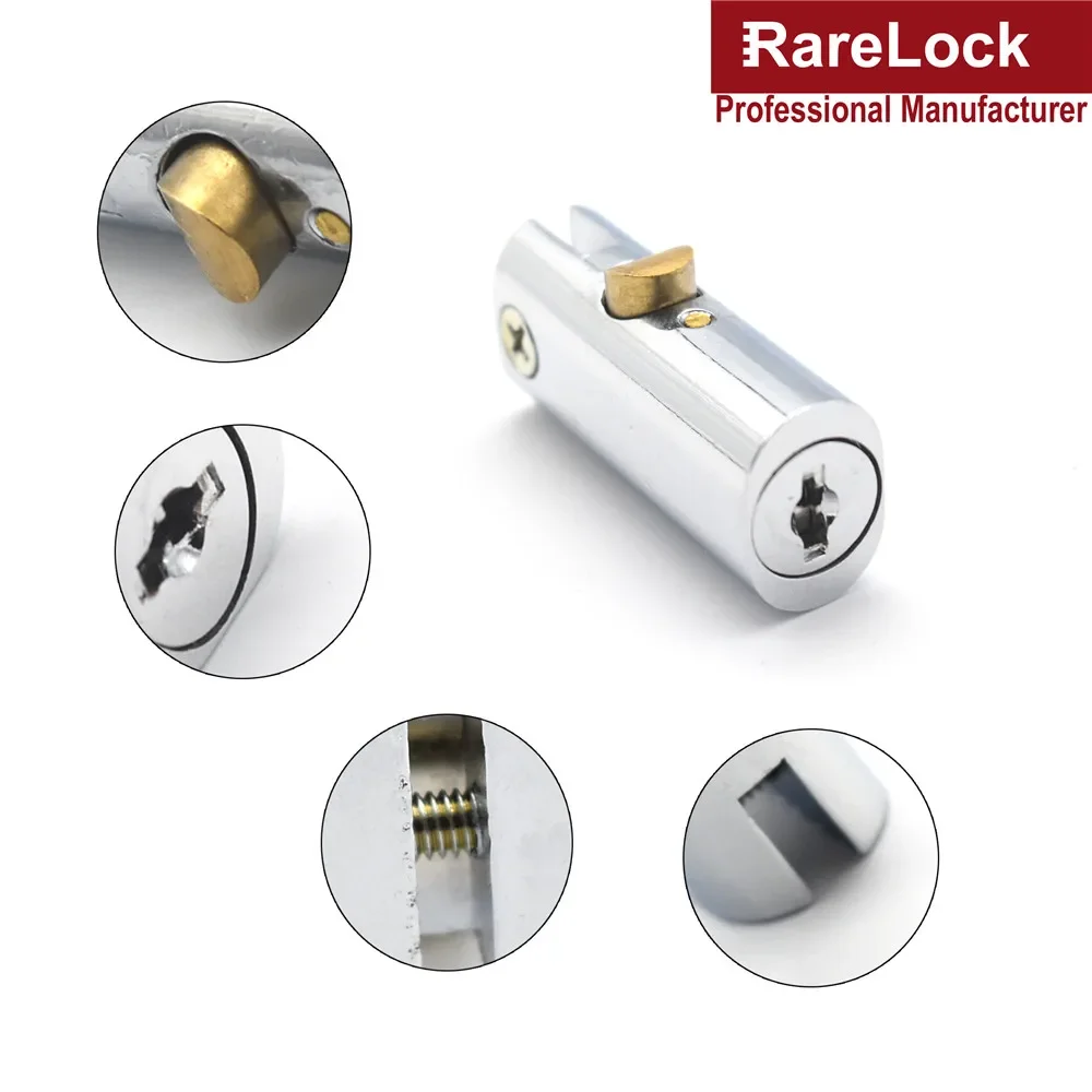 Push Sliding Cabinet Lock Cylinder for Tool Box File Cabinet Office Drawer Air Storage-Box Rarelock JA41 G