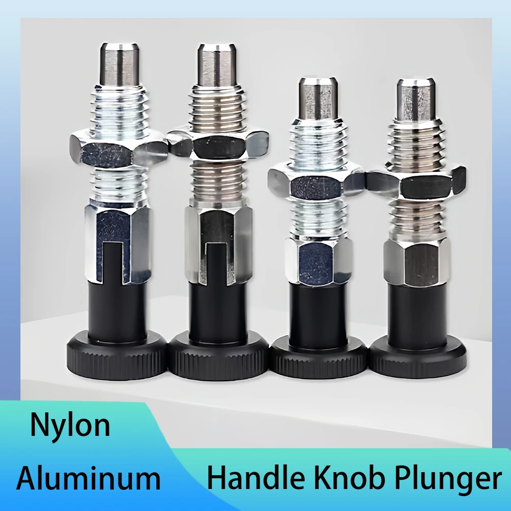 1Pcs Locking Type Spring Loaded Detent Pin Carbon Steel M6 M8 M10 M12 Fixture Positioning Accessories Galvanized Locking Pin
