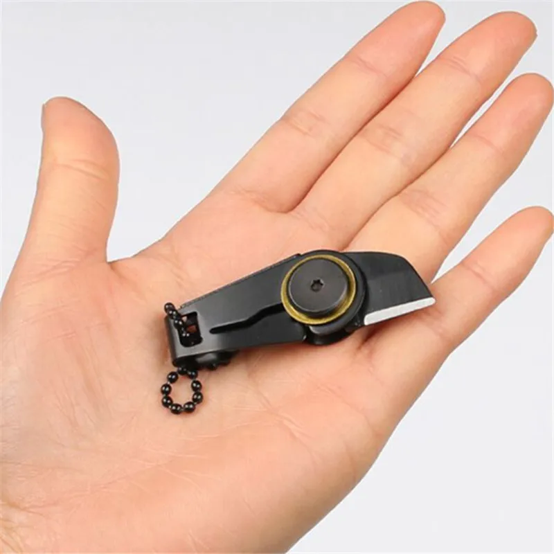 3cr13 Steel Mini Key Ring Portable Carry Folding Knife Pocket Unpacking Package Creative  EDC  TOOL