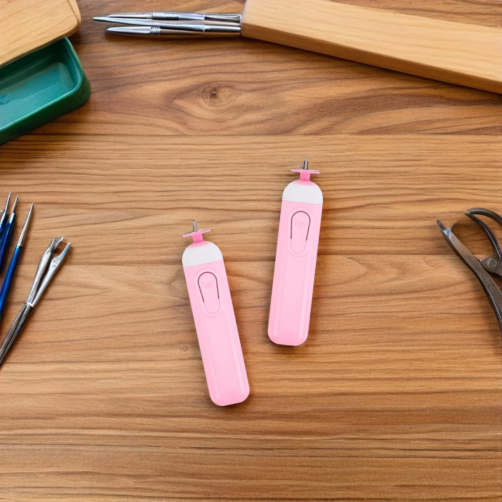 مجموعة أدوات أقلام اللف الكهربائية القوية وخفيفة الوزن مكونة من قطعتين لعشاق الأعمال الورقية والزهور والديكور