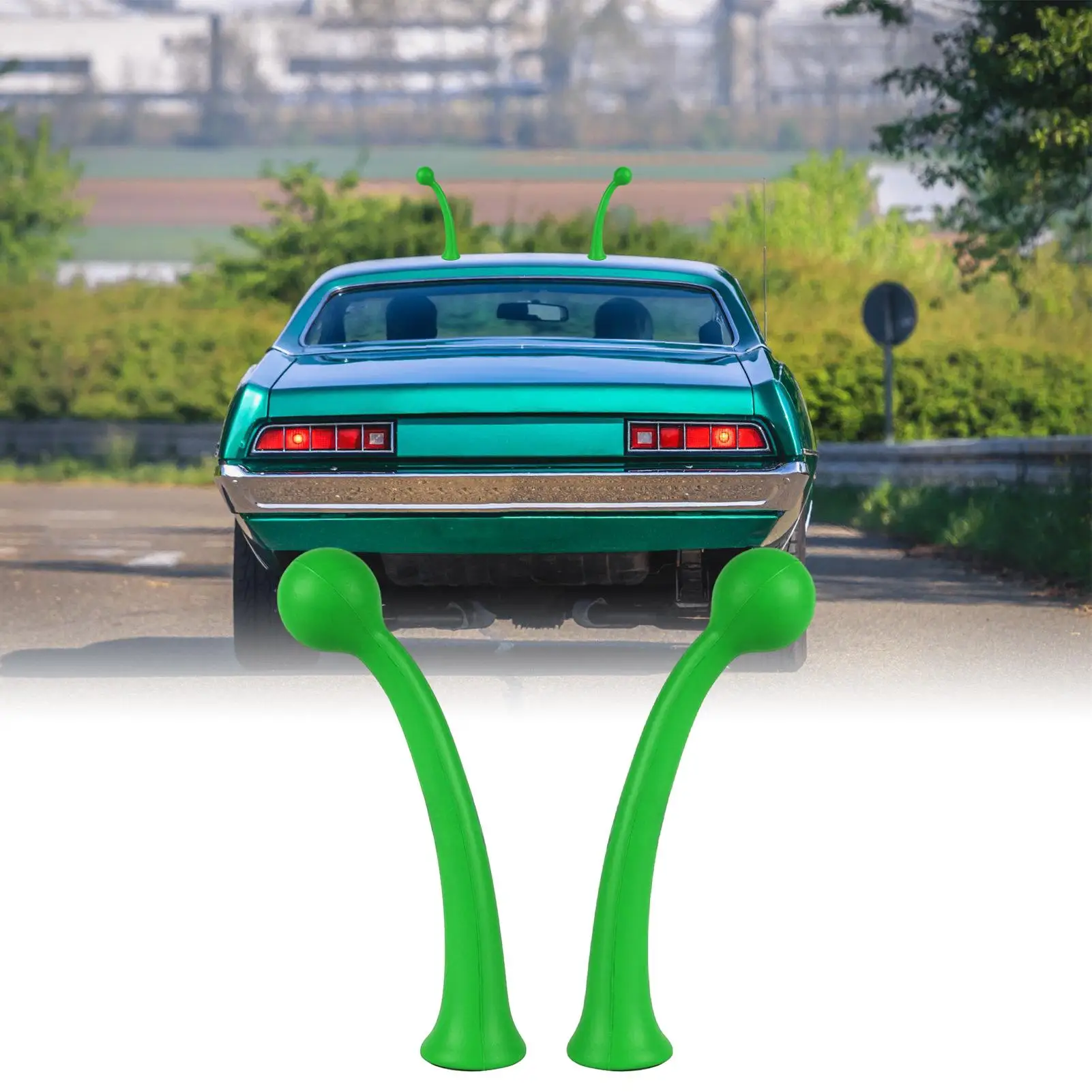 Cascos de motocicleta, tentáculos pequeños del diablo, adorno de techo de coche de caracol pequeño 3D, cuerno del diablo para casco de Motocross, techo de coche