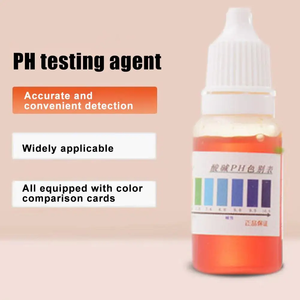 PH Reagent Test Liquid Aquarium Water Quality PH Multifunctional Convenient Solution Detection Precision E3H0