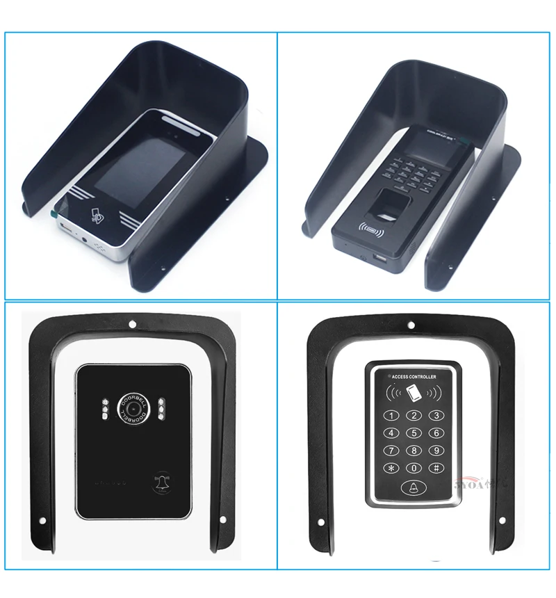 Rainproof Cover Waterproof Case Plastic Rain Protector Protection for Access Control Keypad Doorbell Card Reader Sun Shell