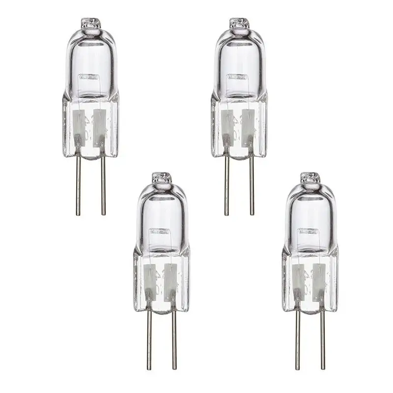 20W 12V G4 Halogen Bulb Oven Light Halogen Bulb 2600K Warm White Bulb Beads Crystal Lamp Bulb Home Appliance Replacement Bulb