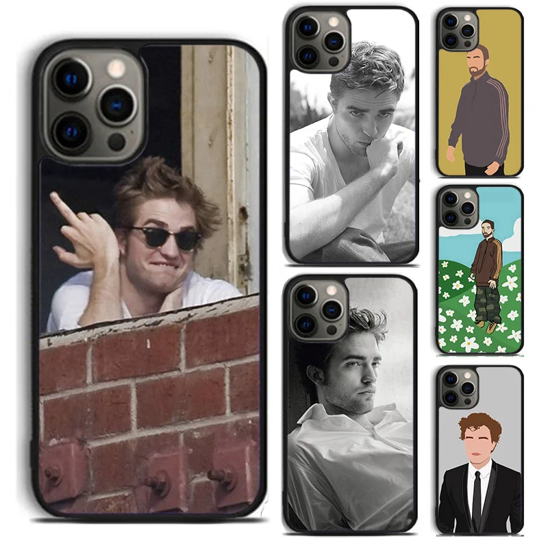 Robert Pattinson Standing Meme phone Case For iPhone 16 15 14 Plus X XR XS apple 16 11 12 13 mini Pro Max coque