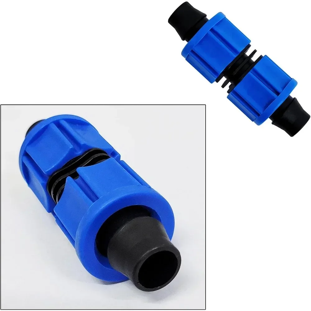 10 Pieces Drip Irrigation Coupling, 16mm/20mm Universal Connector Drip Tubing Fittings for Most 16-20mm Drip Irrigation Tube