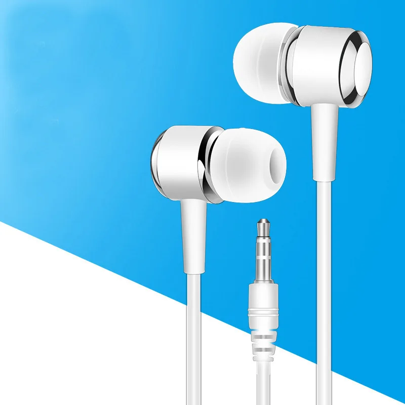 Fone de Ouvido Intra-auricular Estéreo 3.5mm com Subwoofer e Controle para iPhone, Samsung, OnePlus, Huawei, Xiaomi - Fones Esportivos 2026
