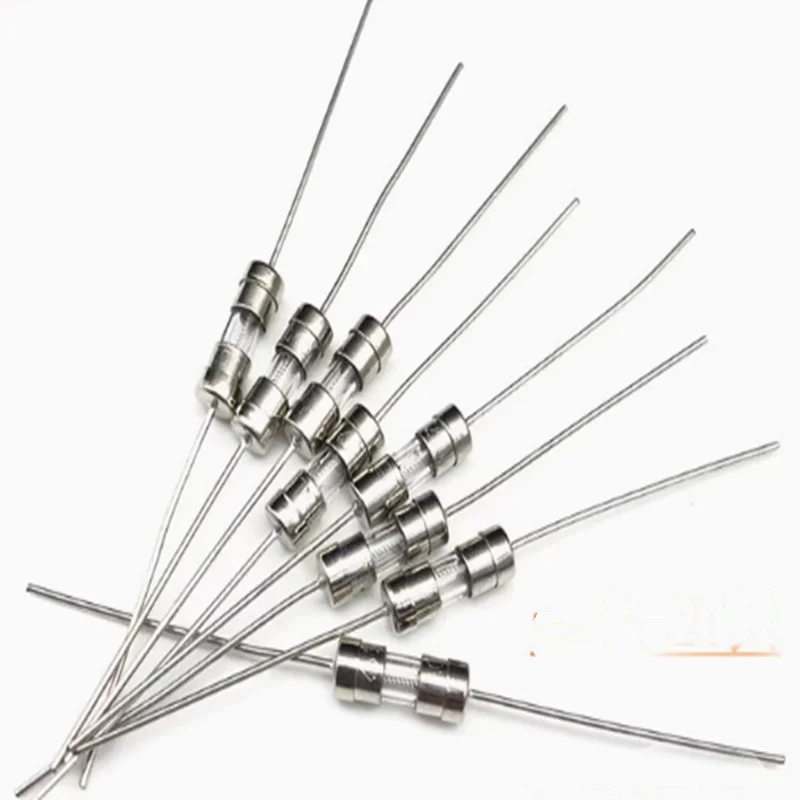 Bulk Pack 20-200PCS 3.6*10mm 250V Slow Blow Fuse Tube with Pins 1A-20A Electrical Circuit Protection 3x10mm Size