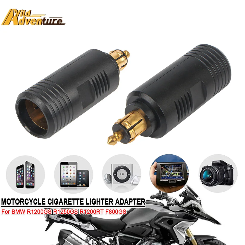 

Motorcycle Cigarette Lighter Adapter EU Charger Outlet Convert to Car Adapter For BMW R1200GS R1200RT F800GS R1250GS R1300GS ADV
