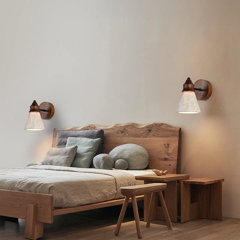 الترافرتين الجدار مصباح الحجر الطبيعي وابي سابي أضواء LED لغرفة المعيشة غرفة نوم الأصفر الترافرتين تركيبات إضاءة ديكوريّة المنزل