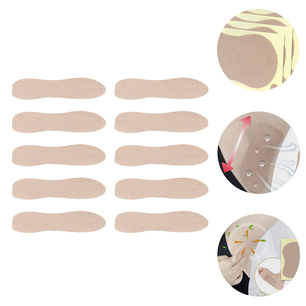 

10pcs Sweat Absorbent Pads Antiperspirant Stickers Breathable Cotton Underarm Shield Armpit Sticker Men Women Kids Soft