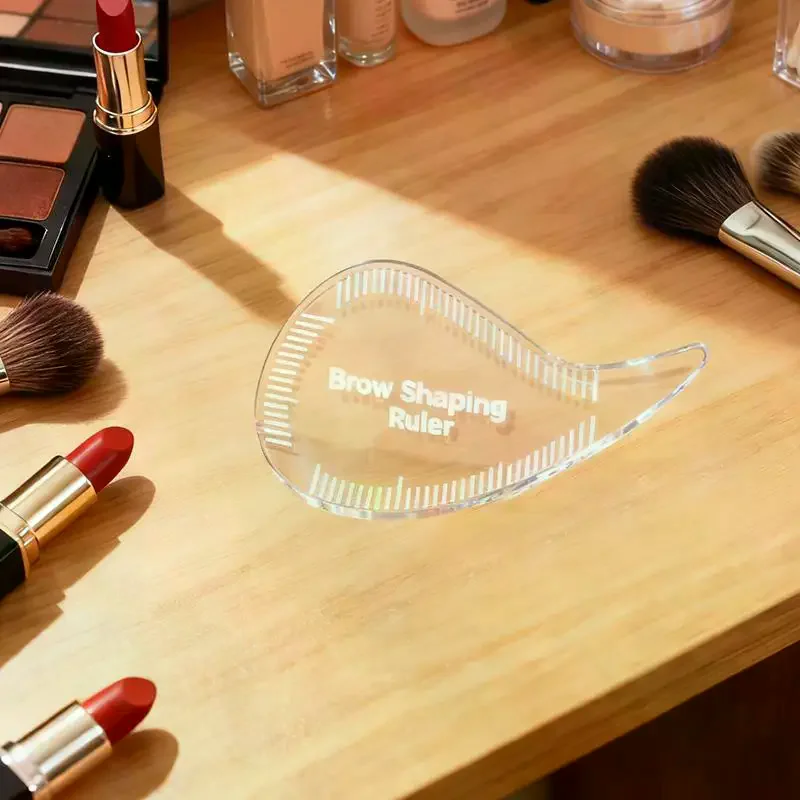 Tear Drop Arch Brow Mapping Tool 1-minute wenkbrauwvormende liniaal sjabloon stencils snelle tekening PMU wenkbrauw haar beroerte eyeliner