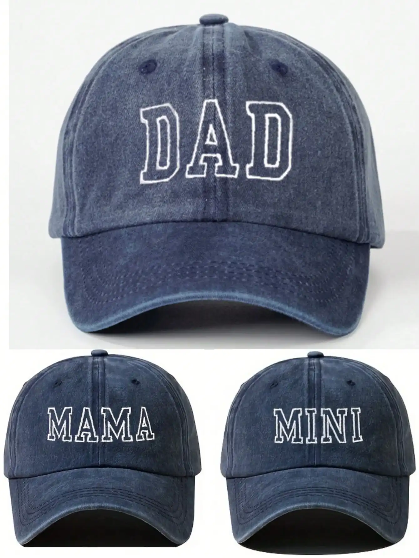Washed Baseball Cap Adjustable Outdoor Sun Protection Casual Hat for Boys and Girls, Suitable for Spring and Autumn Travel