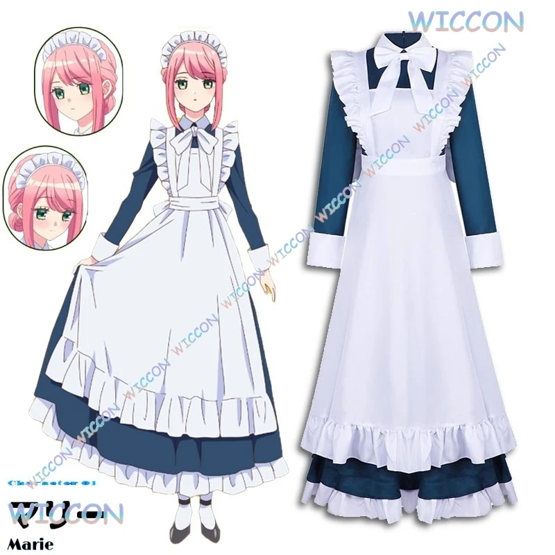

WUHU@Mechanical Marie Kikaijikake no Marie Косплей Аниме Манга 2025 Новый женский наряд горничной Платье для Хэллоуина Костюм для девочек wi