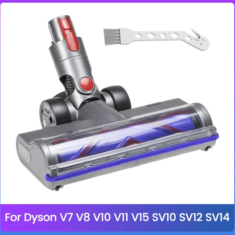 ABKR-퀵 릴리스 다이렉트 드라이브 브러시 헤드 교체 다이슨 V7 V8 V10 V11 V15 G5 나무 바닥 카펫 부착용
