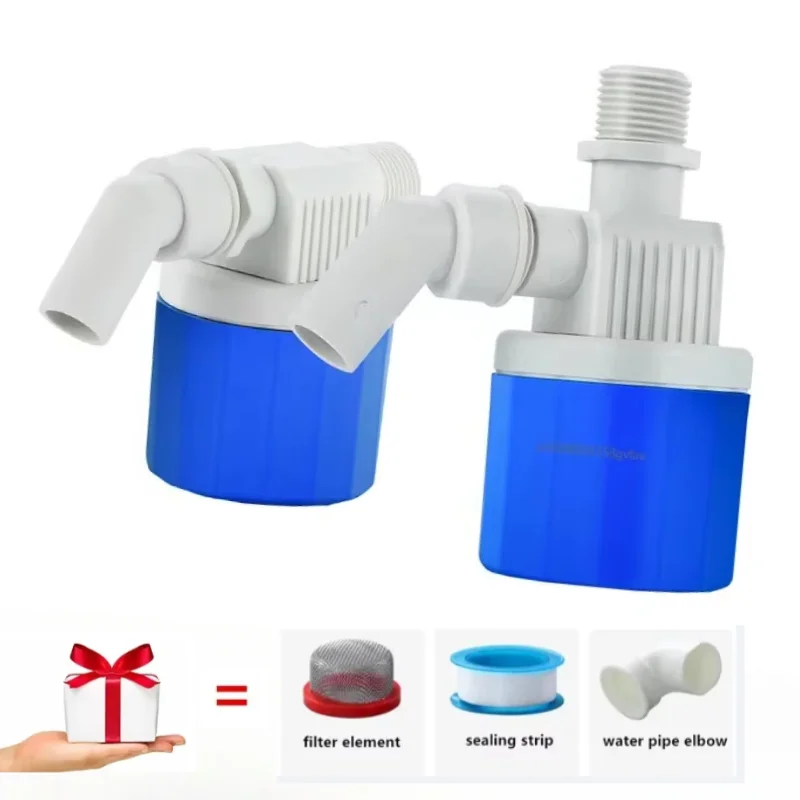 Float Valve Automatic Water Level Control 1/2" 3/4 "1 Side/Upper Intake Water Tank Internal Installation Automatic Water Valve
