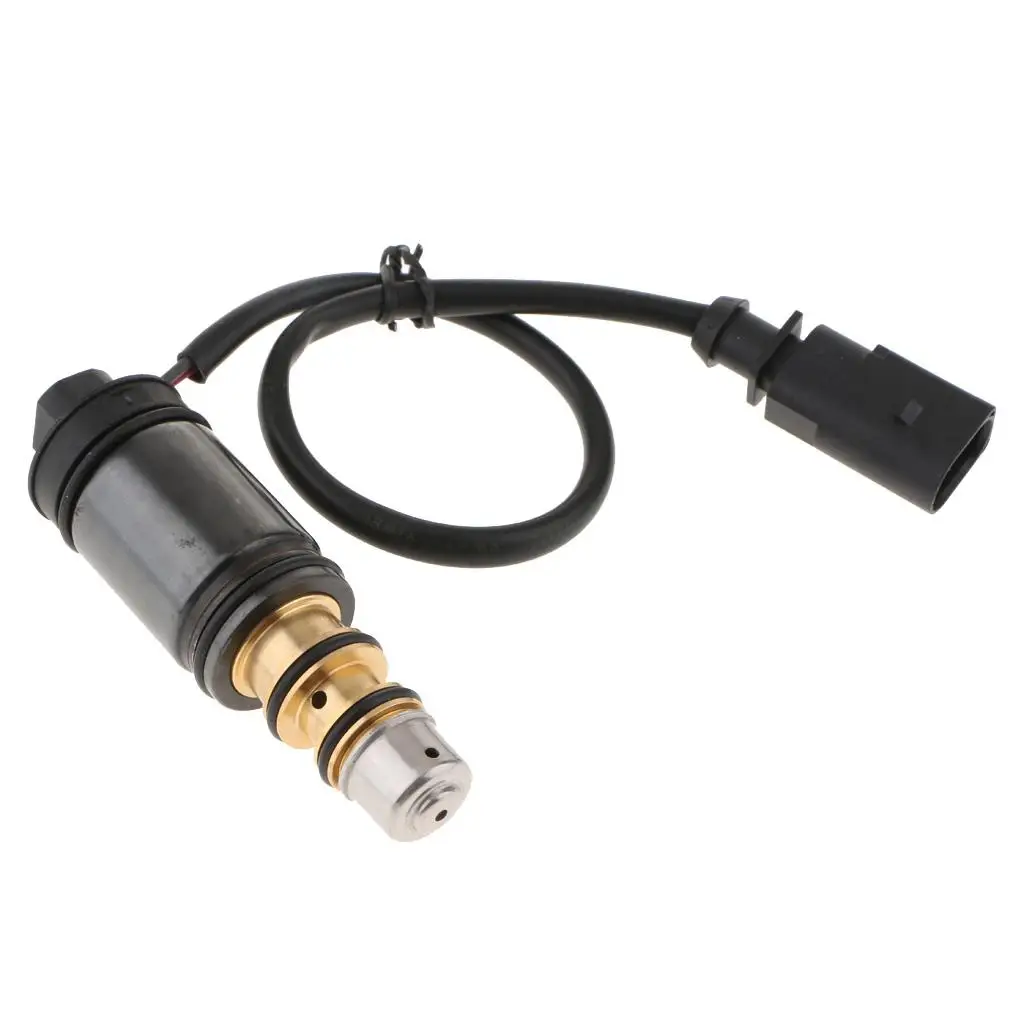 Car Air Conditionner Solenoid Valve Black ABS Metal Electric Valve for Audi Seat for vw Automotive Systems
