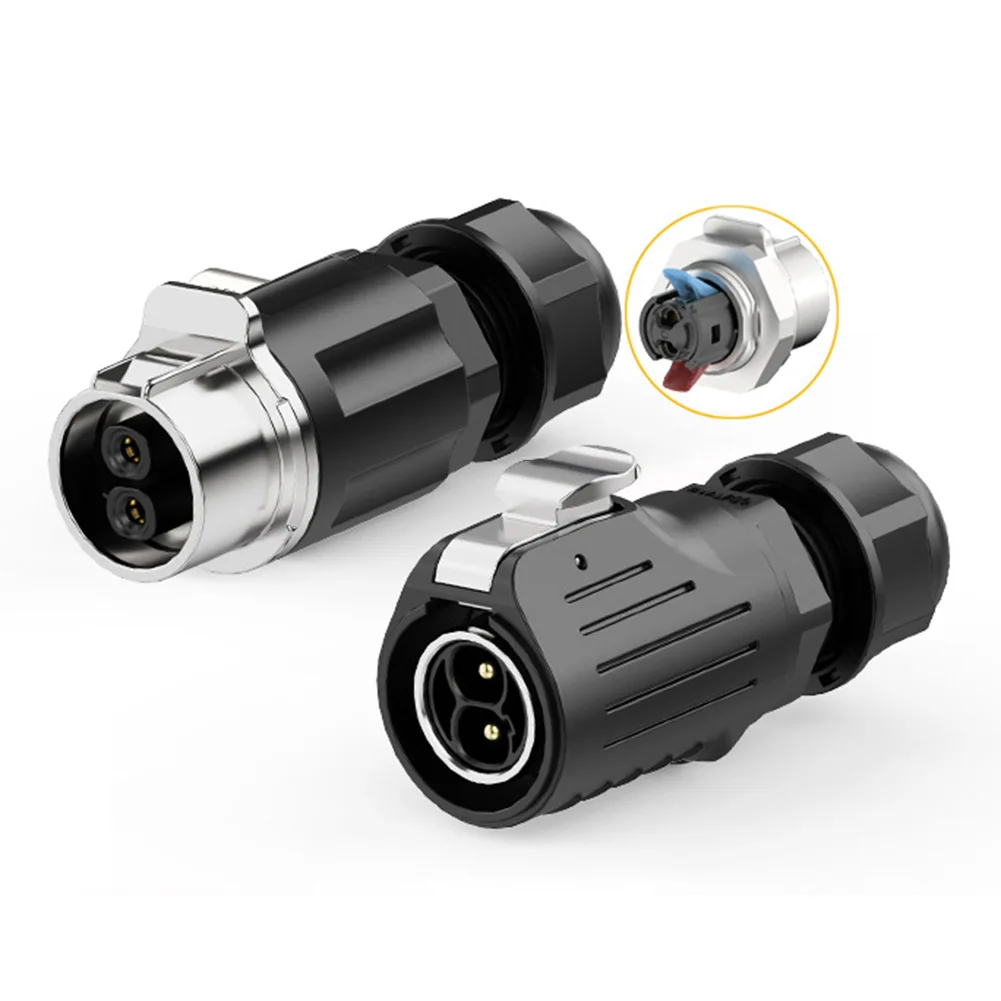 Tool-Free Assembly Circular Connector Water And Dust Resistant 2.5-4.0mm Cable Range Connector For Automation Systems