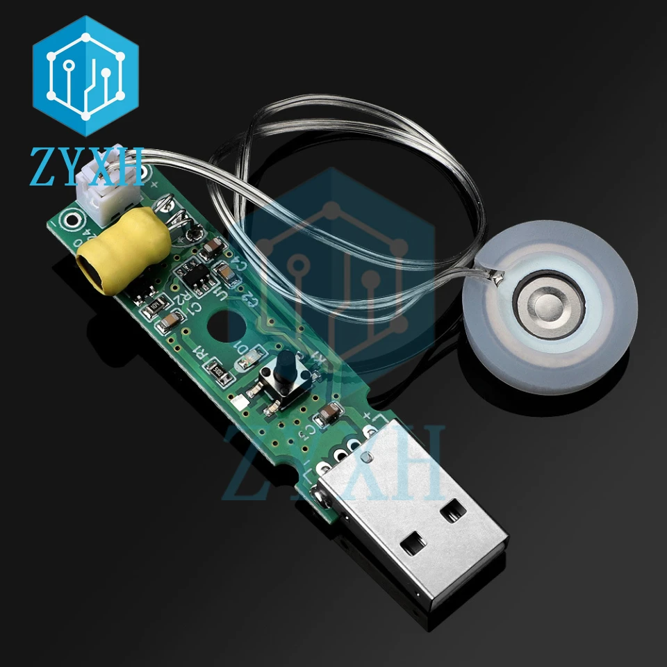 USB نوع C جهاز تنقية الهواء صغير مجموعات ضباب صانع سائق وحدة البخاخة محول البخاخة فيلم لوحة ورقة للمنزل الذكي