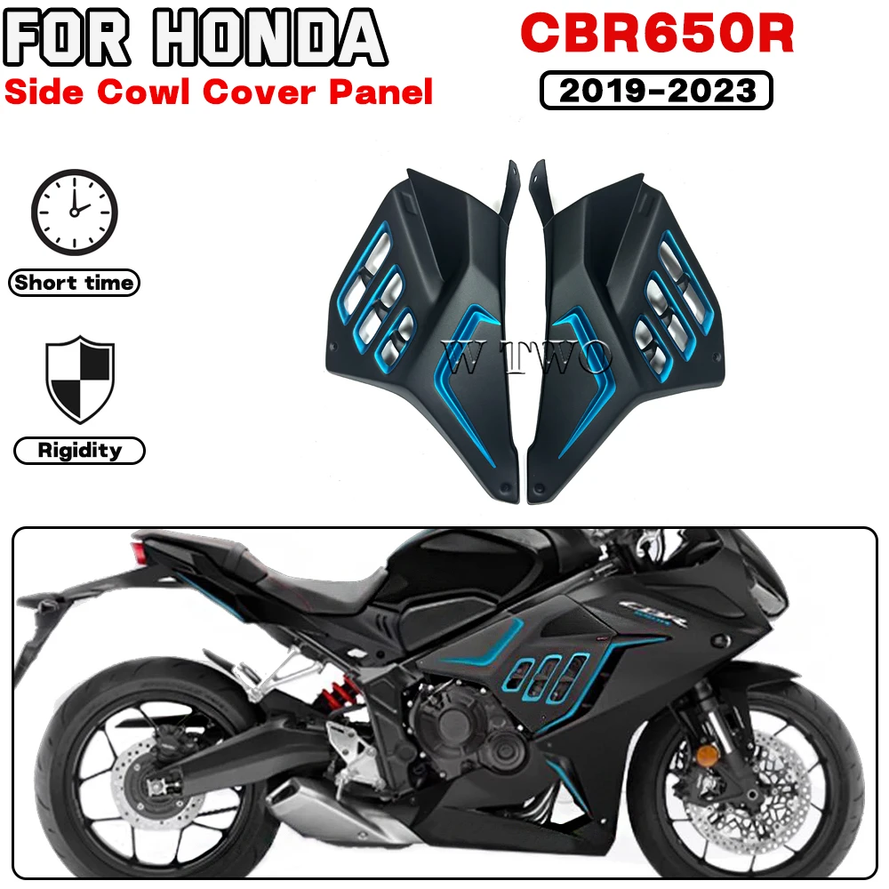 

For HONDA CBR650R 2019 2020 2021 2022 2023 Motorcycle Accessories parts Frame Aerodynamics type Spoilers Side Cowl Cover Panel