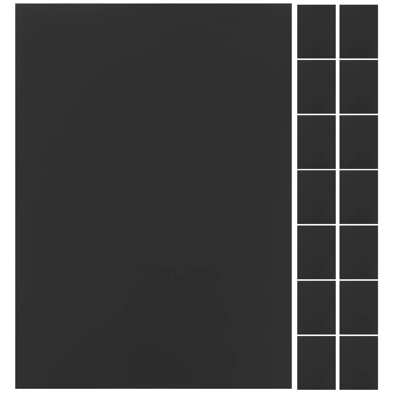 

20 Sheets Black Cardboard Stock Paper DIY Papers Blank for Print Origami Material Crafts Making Painting Tools