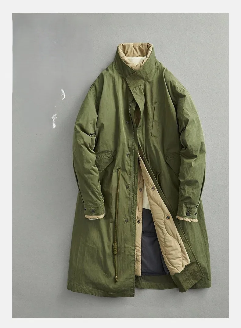 

Мужское длинное пальто-тренч оверсайз цвета кофе, оригинал, бестселлер, популярные отзывы, премиум качество, быстрая доставка