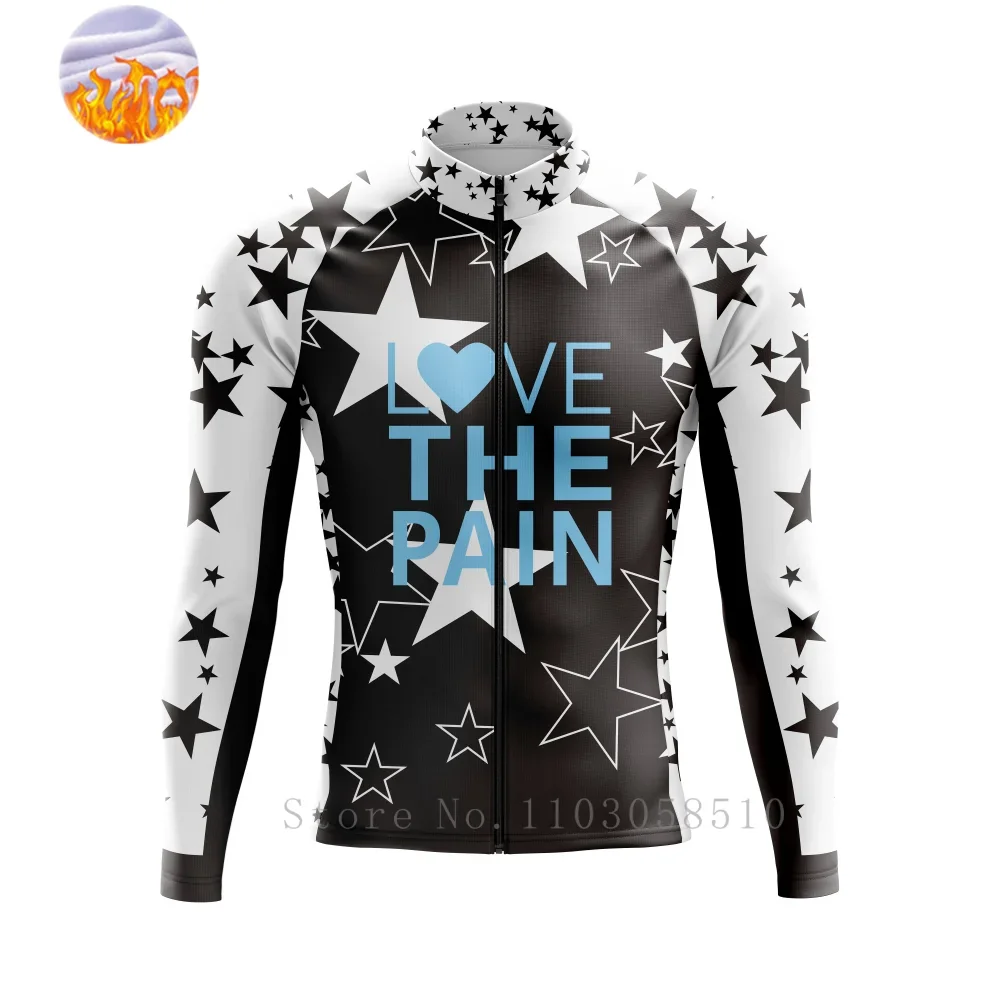 love-the-pain-men's-winter-thermal-fleece-cycling-jersey-long-sleeve-bike-jacket-for-riding-gym-ropa-ciclismo-clothings