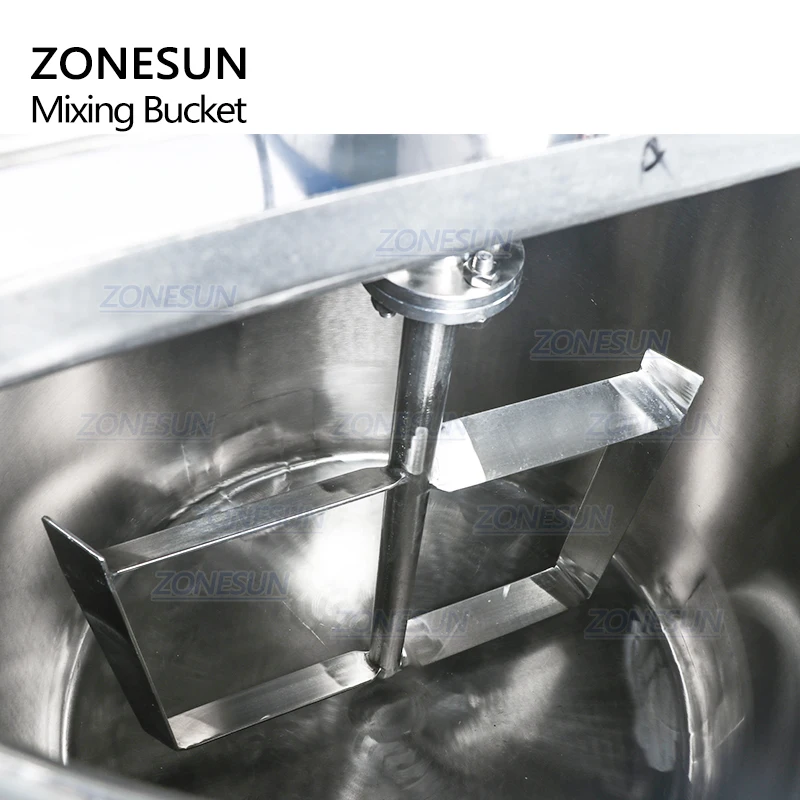 Zonesun 100l 200l 300l 500l Sanitär Edelstahl vertikale kosmetische flüssige chemische Mischa nlage Tank